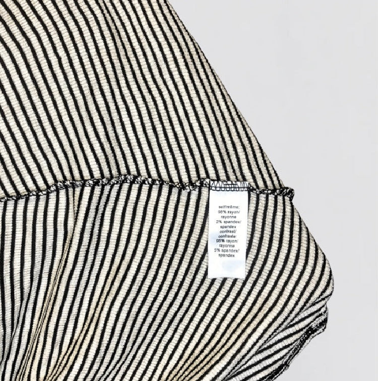 Maurices NWOT Striped Cold Shoulder Blouse M