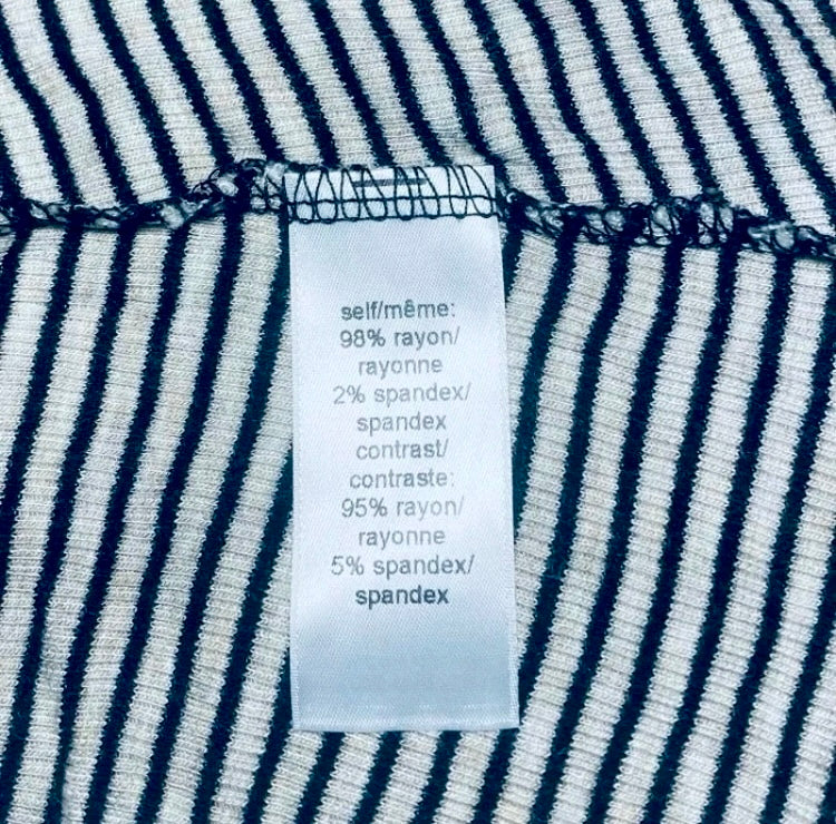 Maurices NWOT Striped Cold Shoulder Blouse M