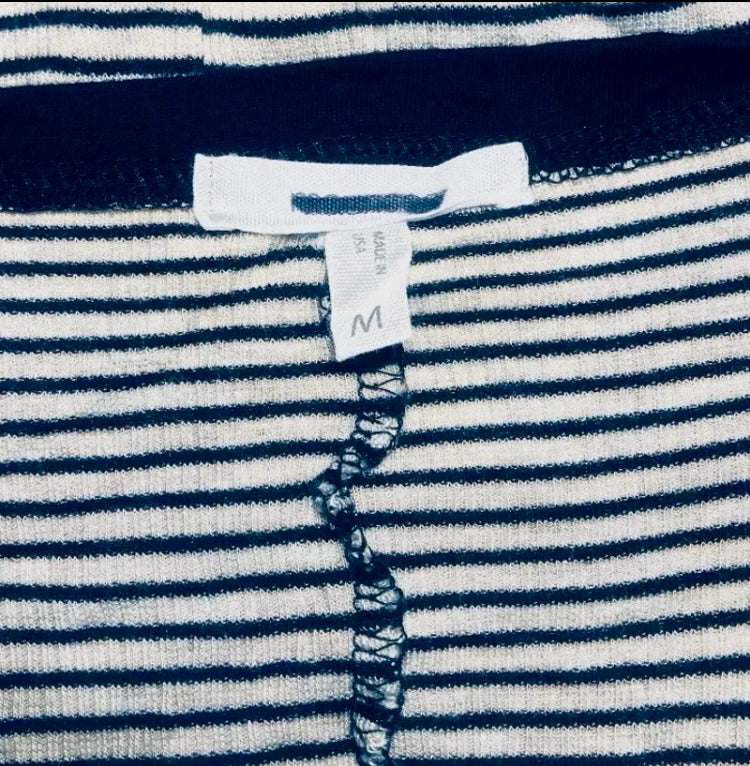 Maurices NWOT Striped Cold Shoulder Blouse M